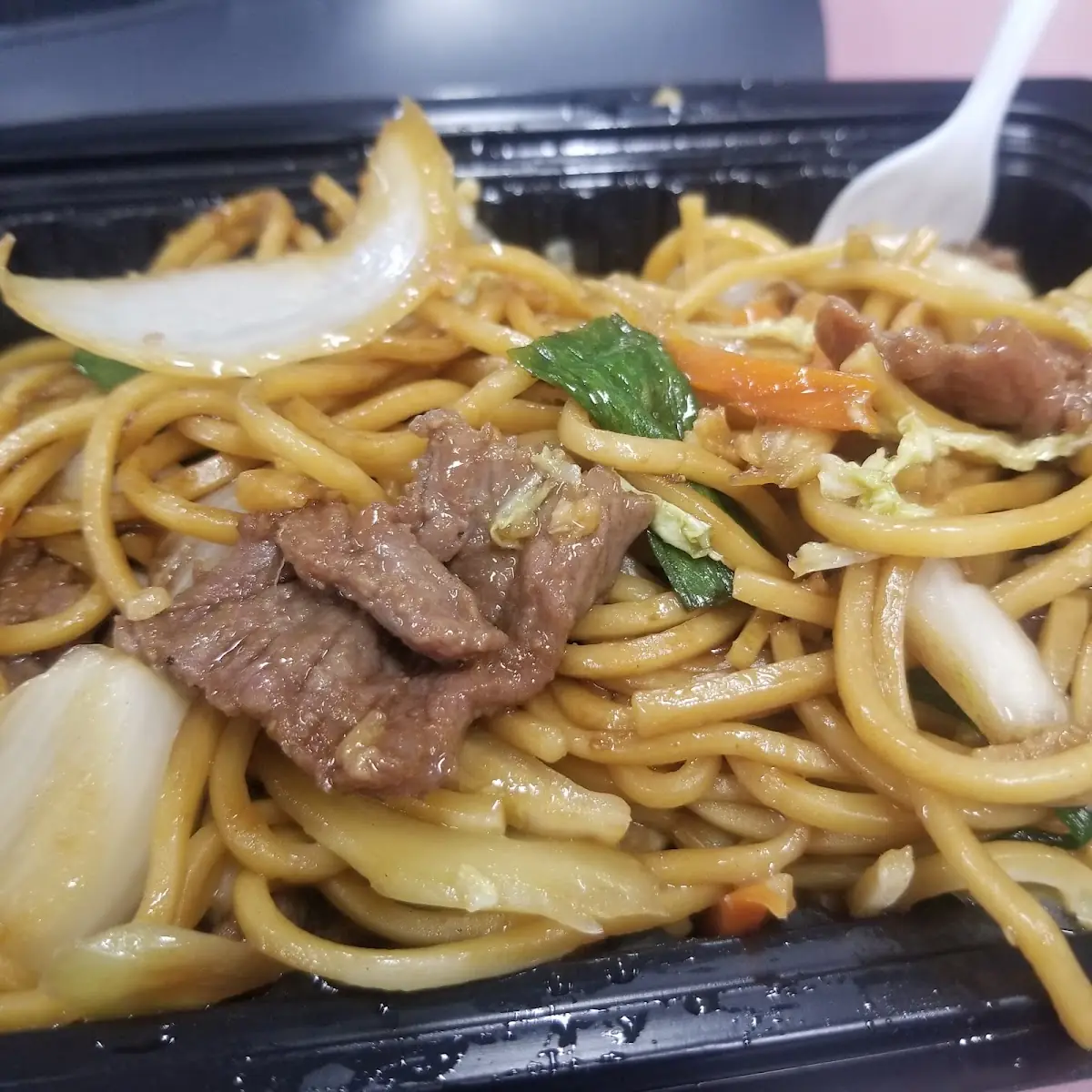 beef lo mein 牛捞面